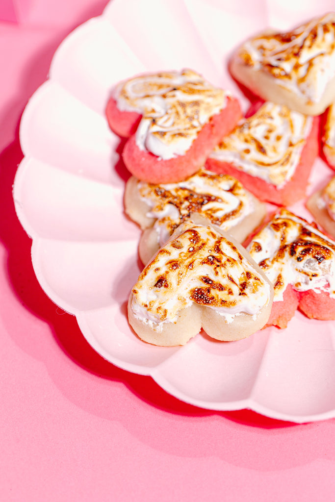 Heart-Shaped Sugar Cookies with Toasted OMG - XO Marshmallow Blog Post