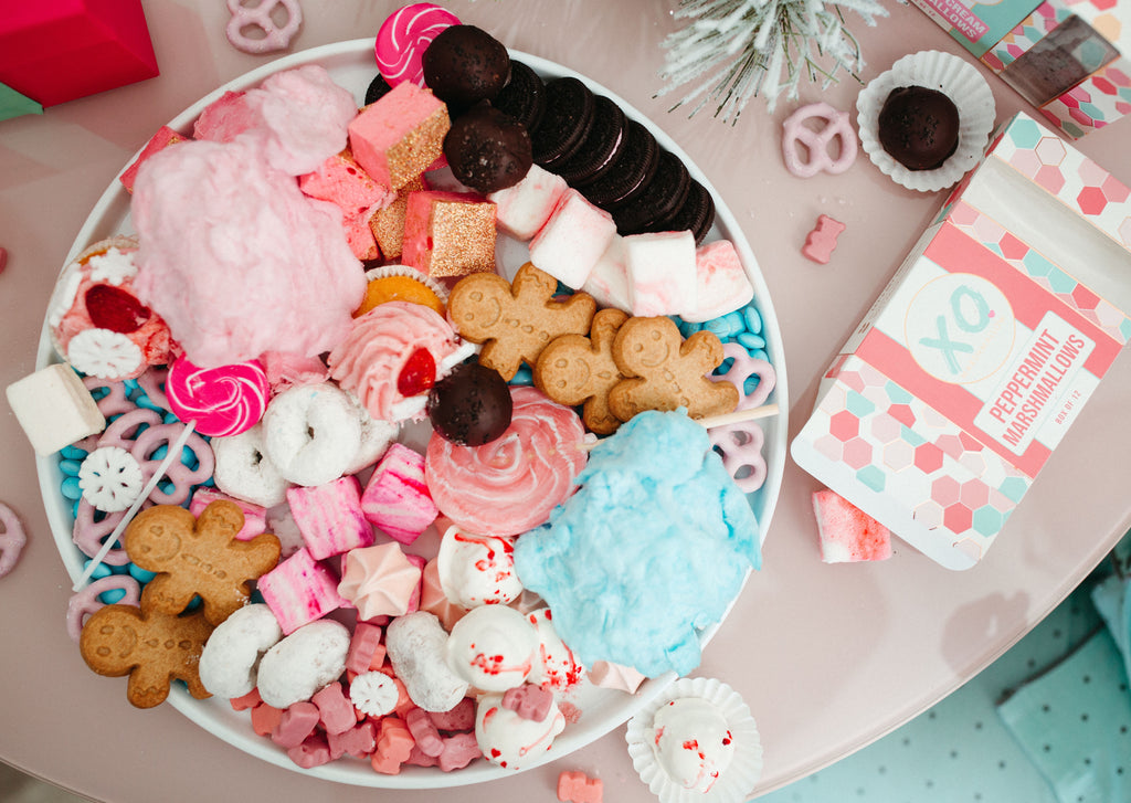 Holiday Marshmallow Dessert Board