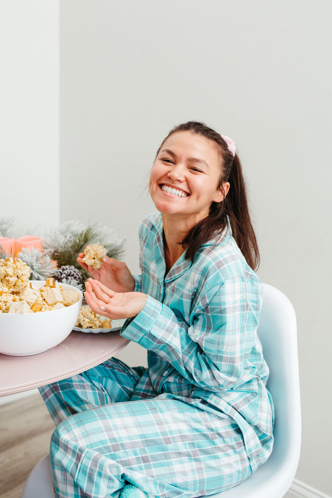 XO Marshmallow Salted Caramel Popcorn Balls