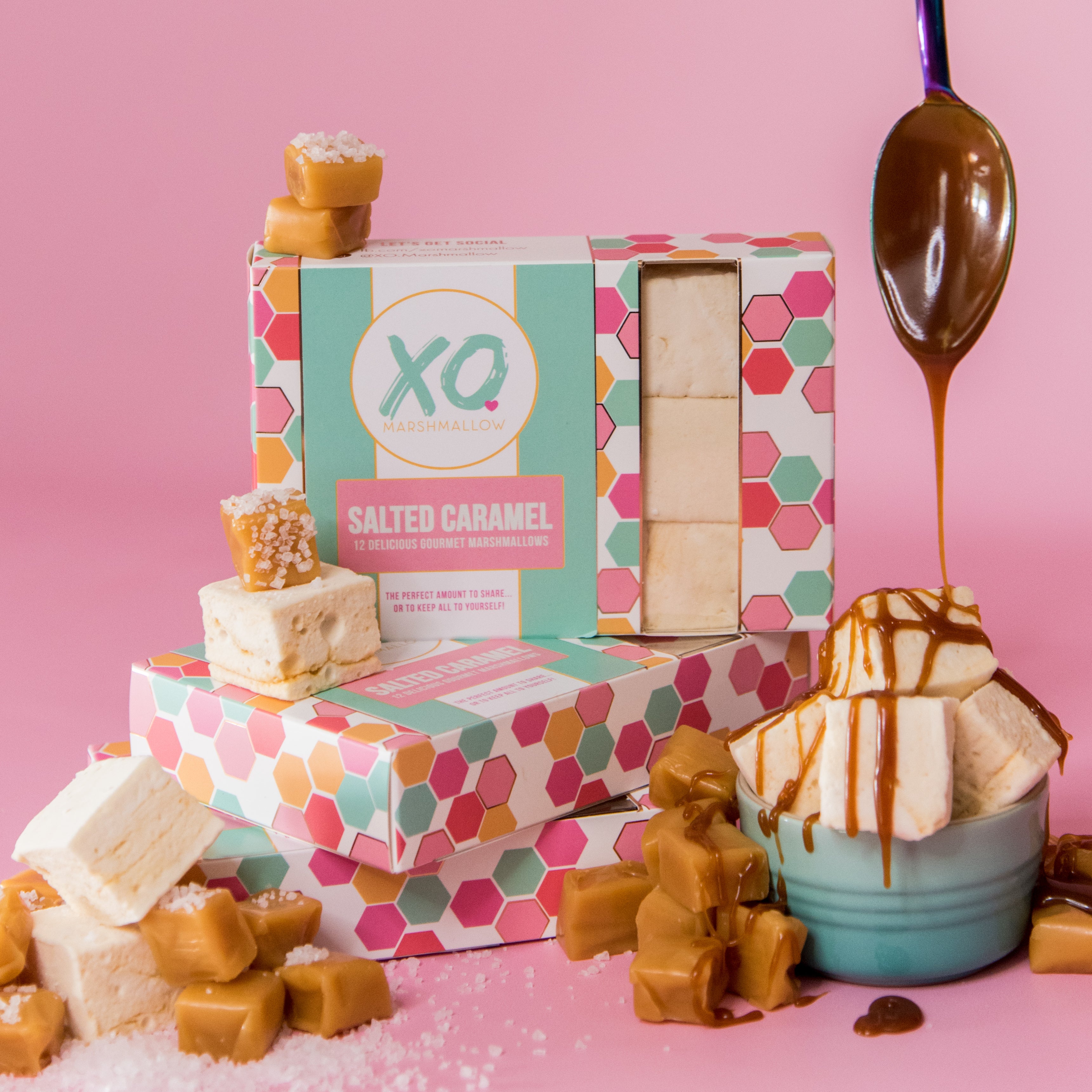 Salted Caramel Marshmallows (set of 12)