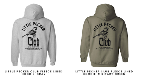 Clothes for concealed carry - Little Pecker Club hoodies.