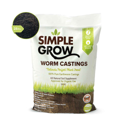 25 lb. Simple Grow Worm Castings