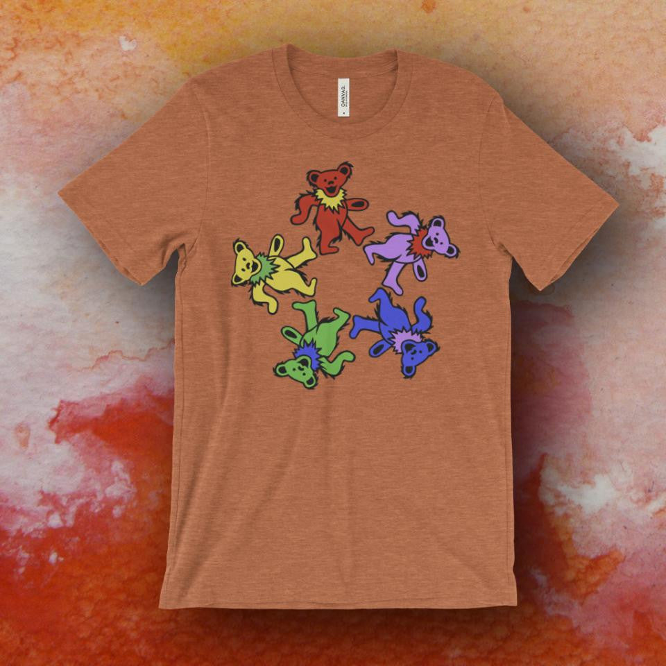 grateful dead dancing bear shirt