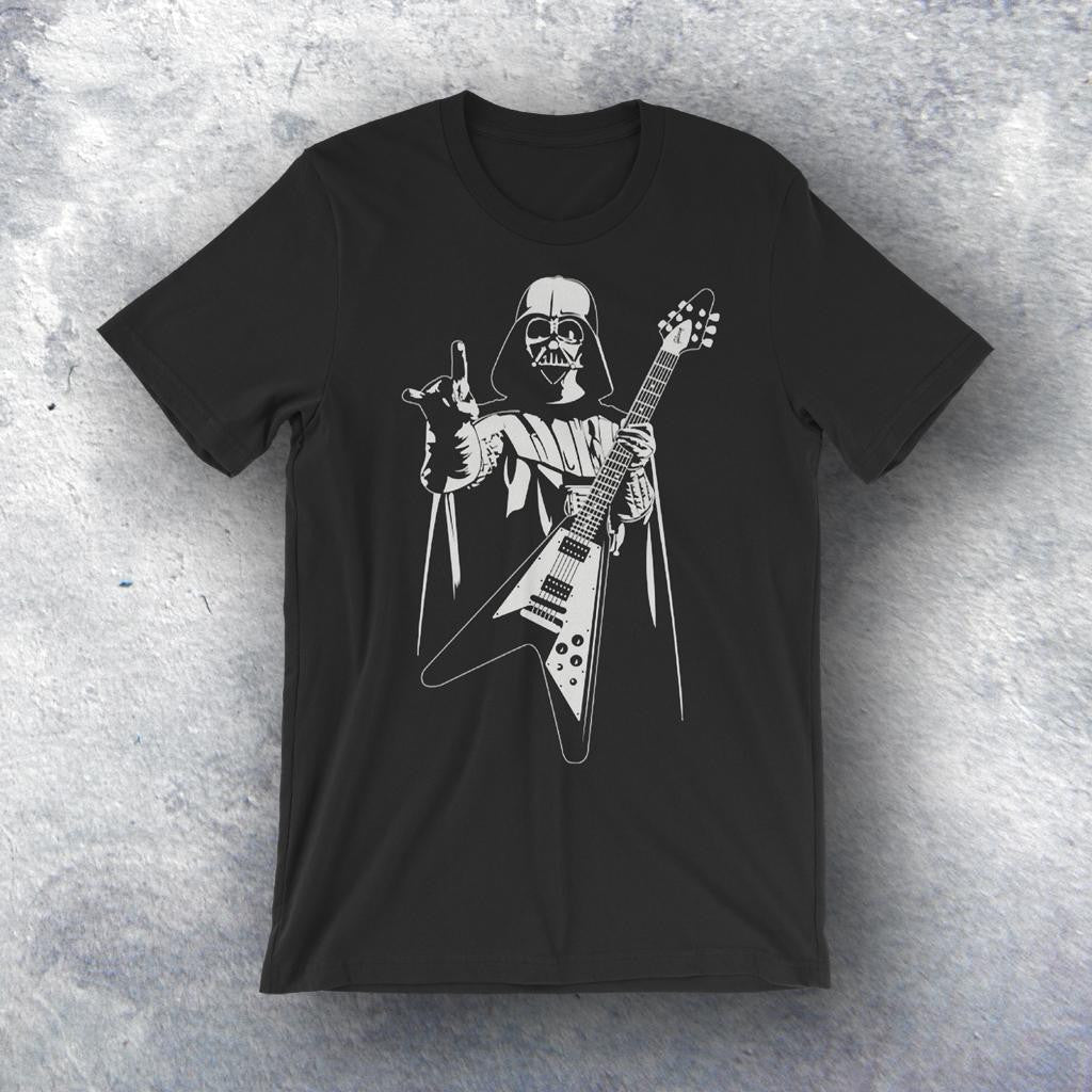 Darth Vader Heavy Metal T-Shirt Draw The Apparel