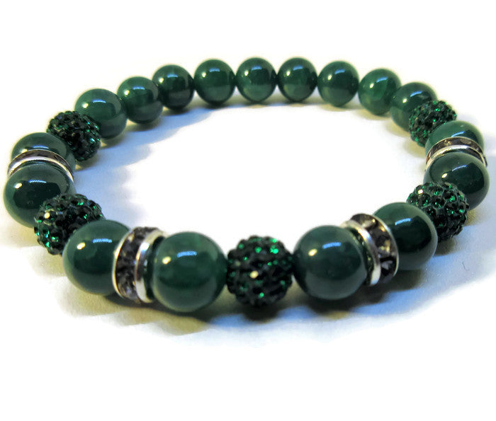 green agate bracelet