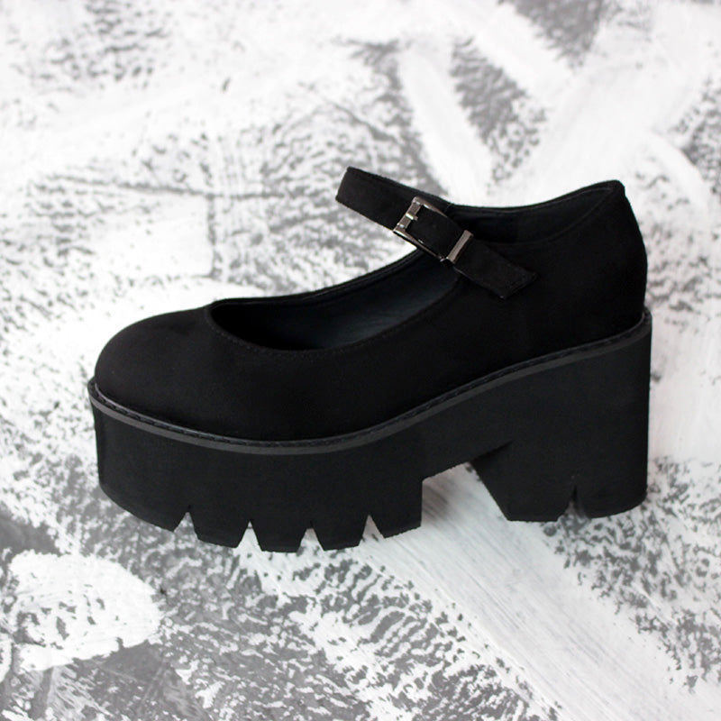 Harajuku retro platform shoes yv40726 