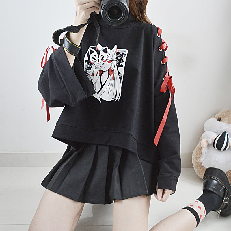 Anime monster fox long-sleeved sweater YV43762 – Youvimi