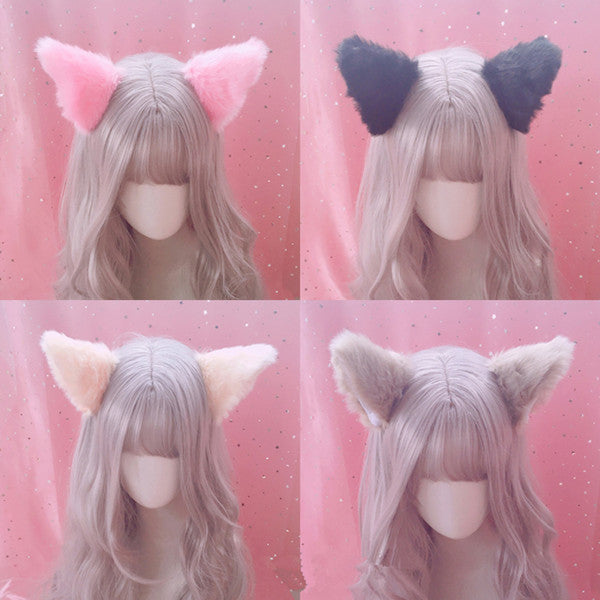 plush cat ears