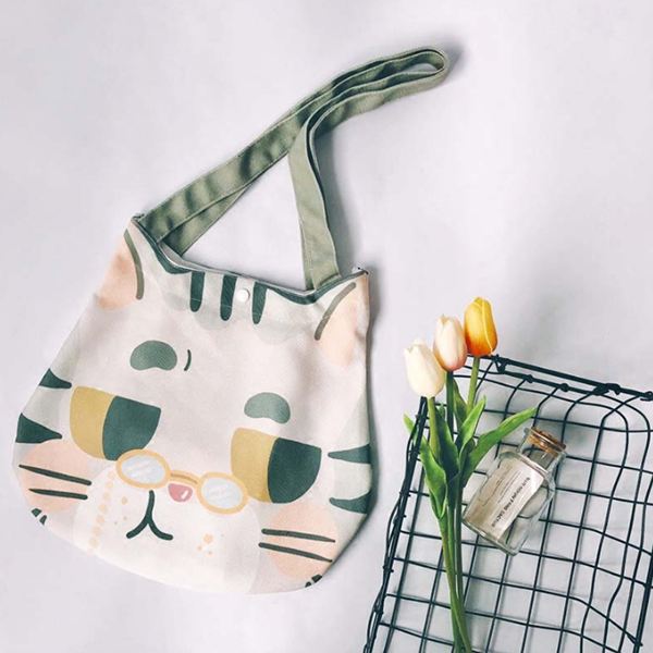 cat canvas bag