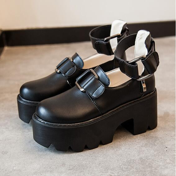 Punk Platform Shoes YV2061 | Youvimi