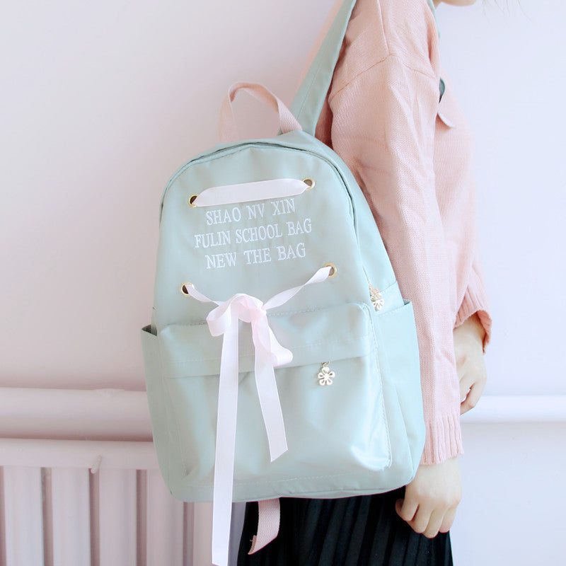 light pink backpack for school