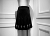 Retro cross pleated skirt YV40738