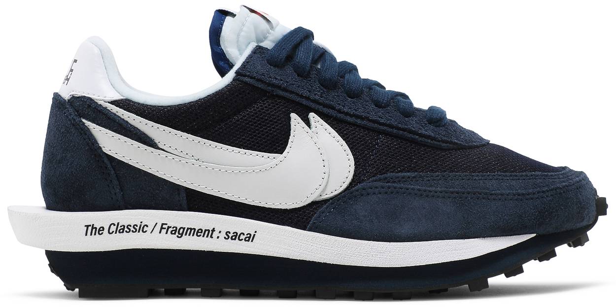 Nike Fragment Design x sacai x LDV Waffle Sneaker Blackened/Blue