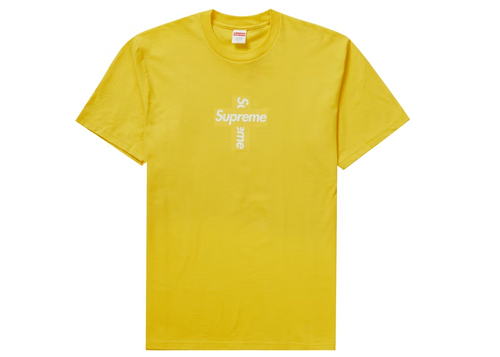 Supreme Cross Box Logo Tee Black – Urban Necessities