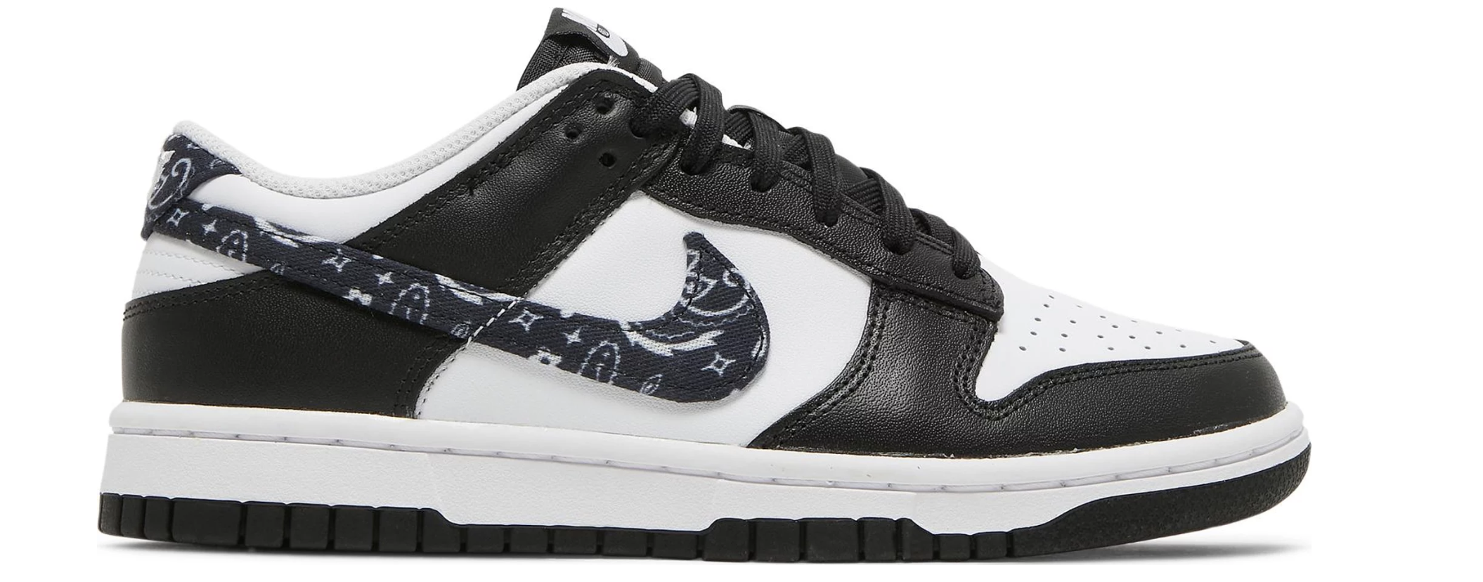 Nike Wmns Dunk Low Sneaker in Black Paisley   DH
