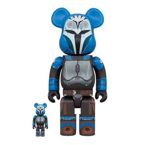 Bearbrick x Star Wars Boba Fett (Recovered Armor) 100% & 400% Set