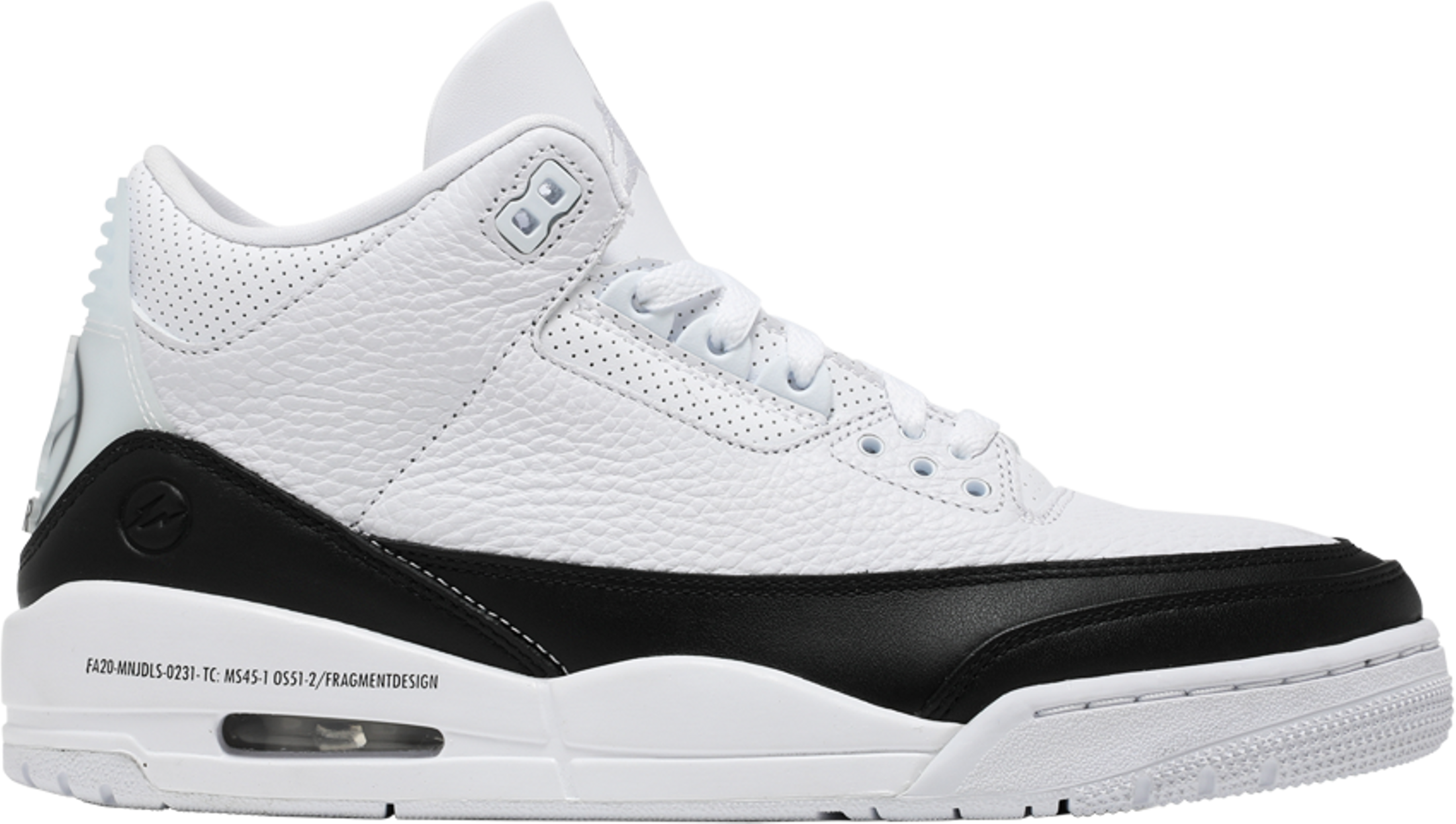 fragment x air jordan 3 white