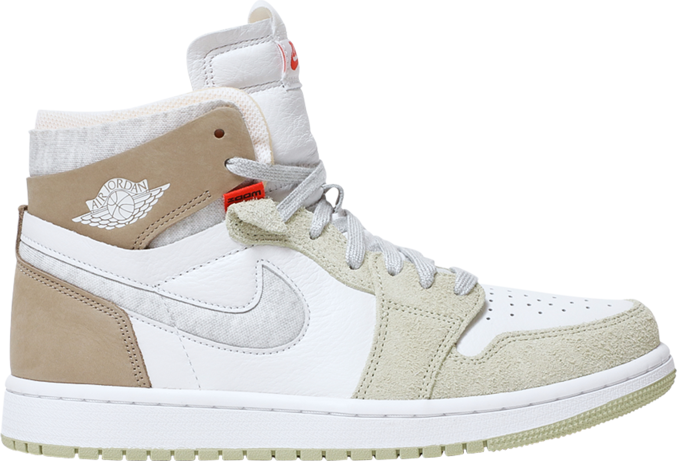 Air Jordan Wmns 1 High Zoom Comfort Sneaker in Olive Aura - CT0979 102