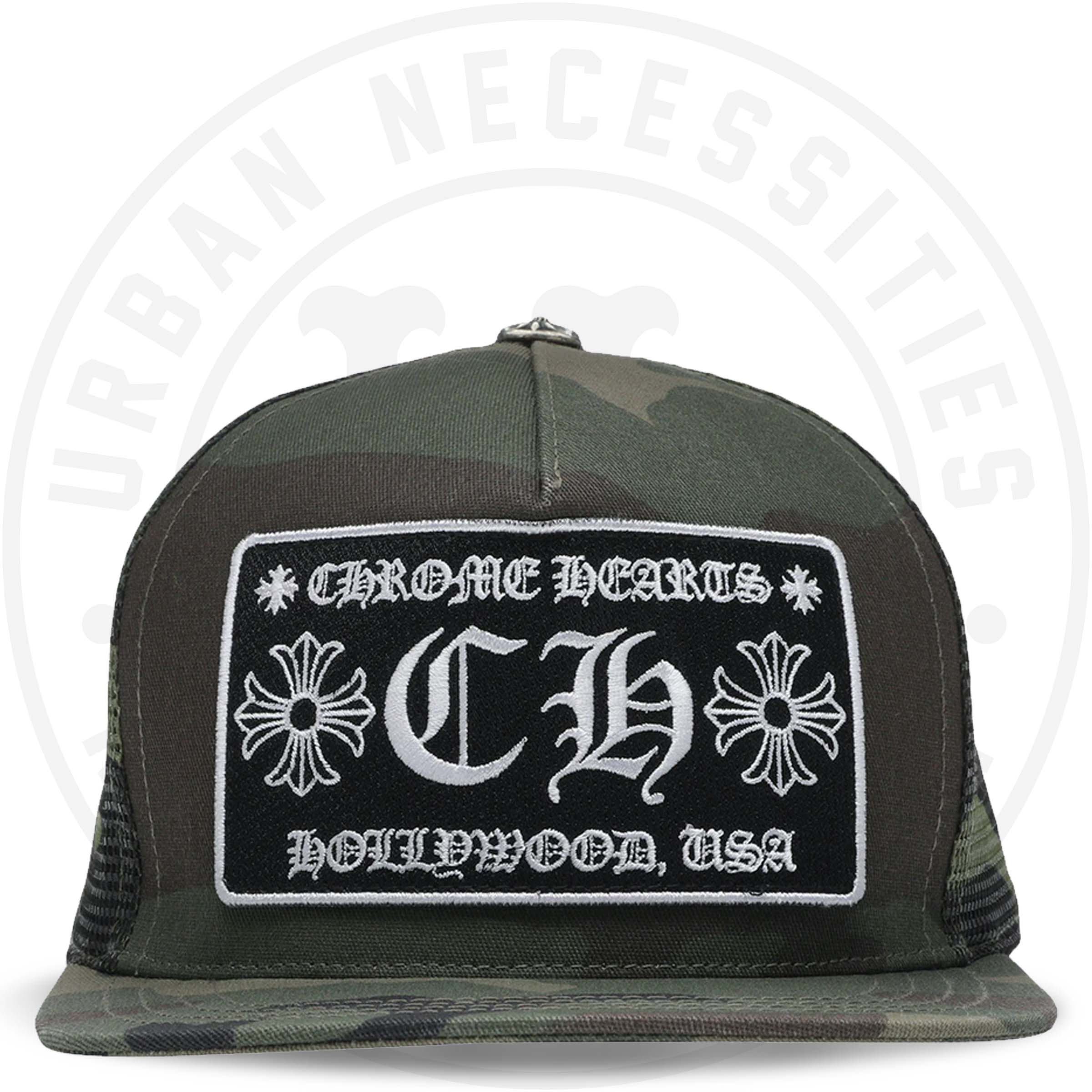 Chrome Hearts CH Hollywood Trucker Hat Camo