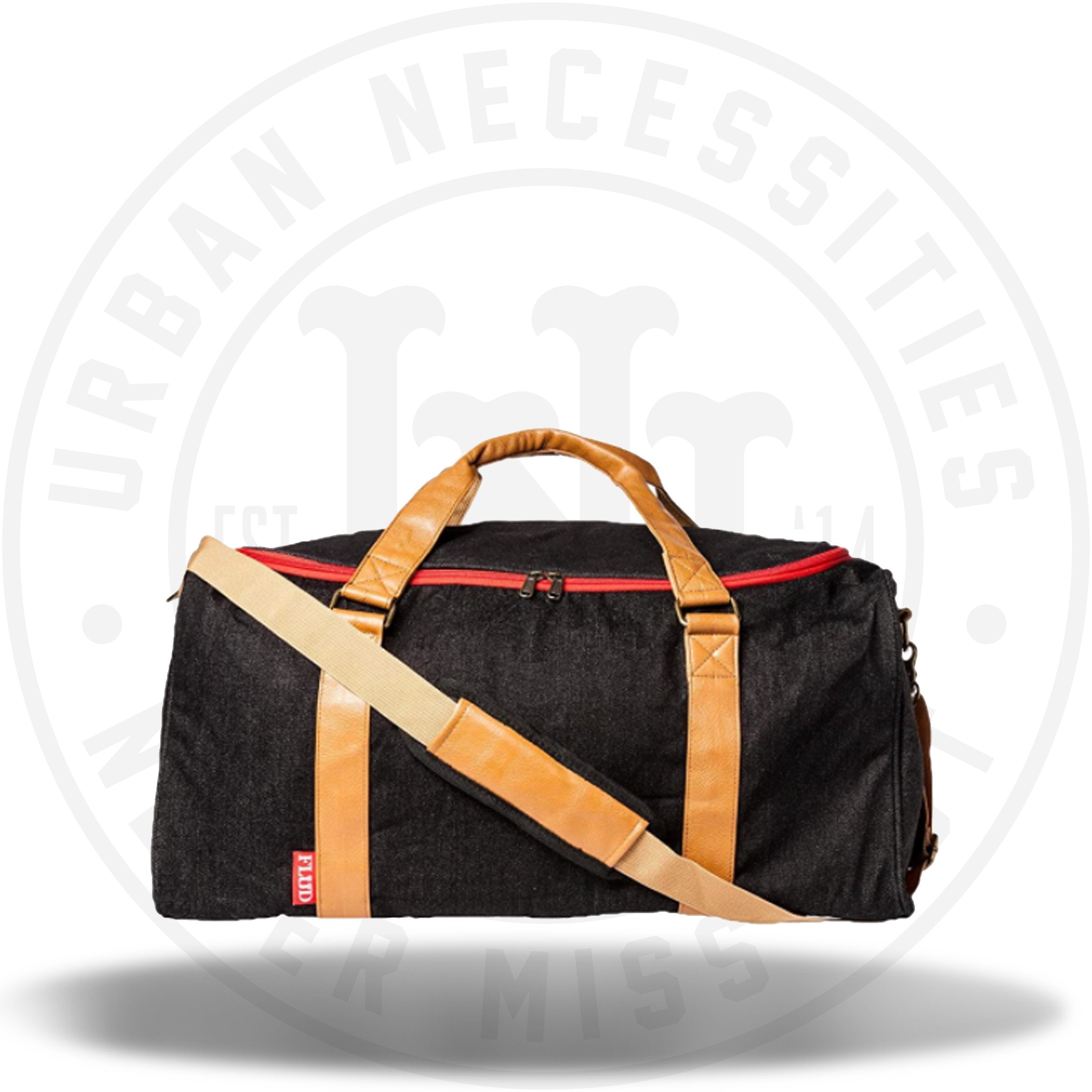 FLUD x Mayor Sneaker Duffle Bag - Black Denim SB001