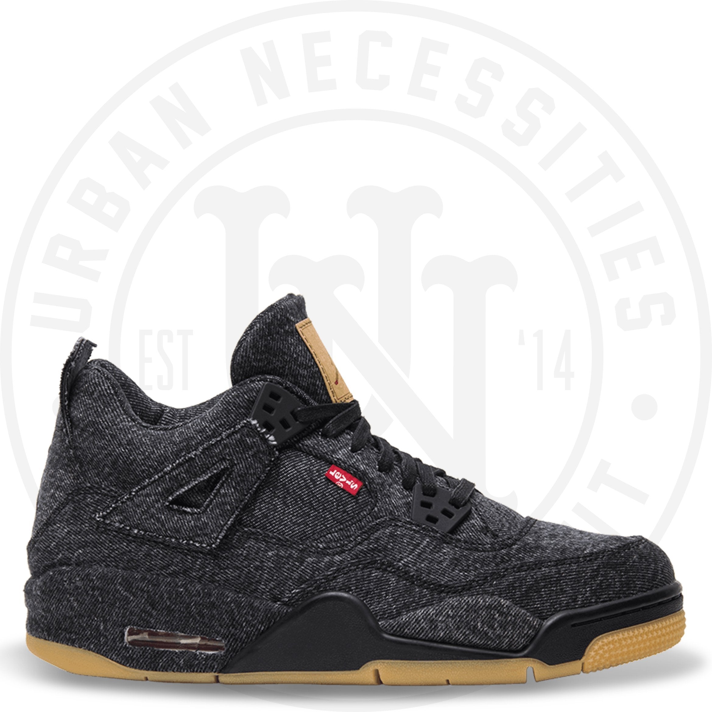 jordan retro 4 levis black