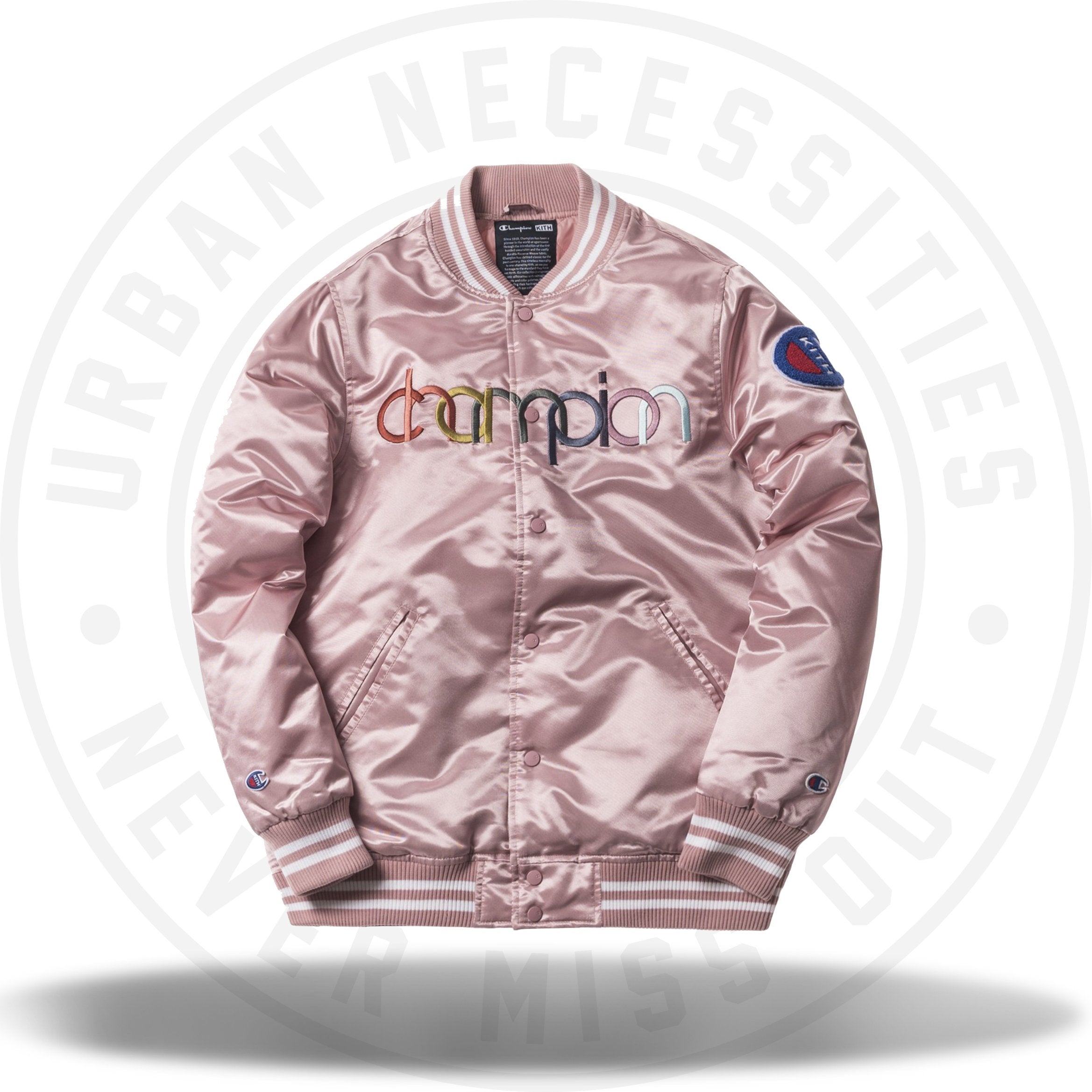 kith champion baseball jacket