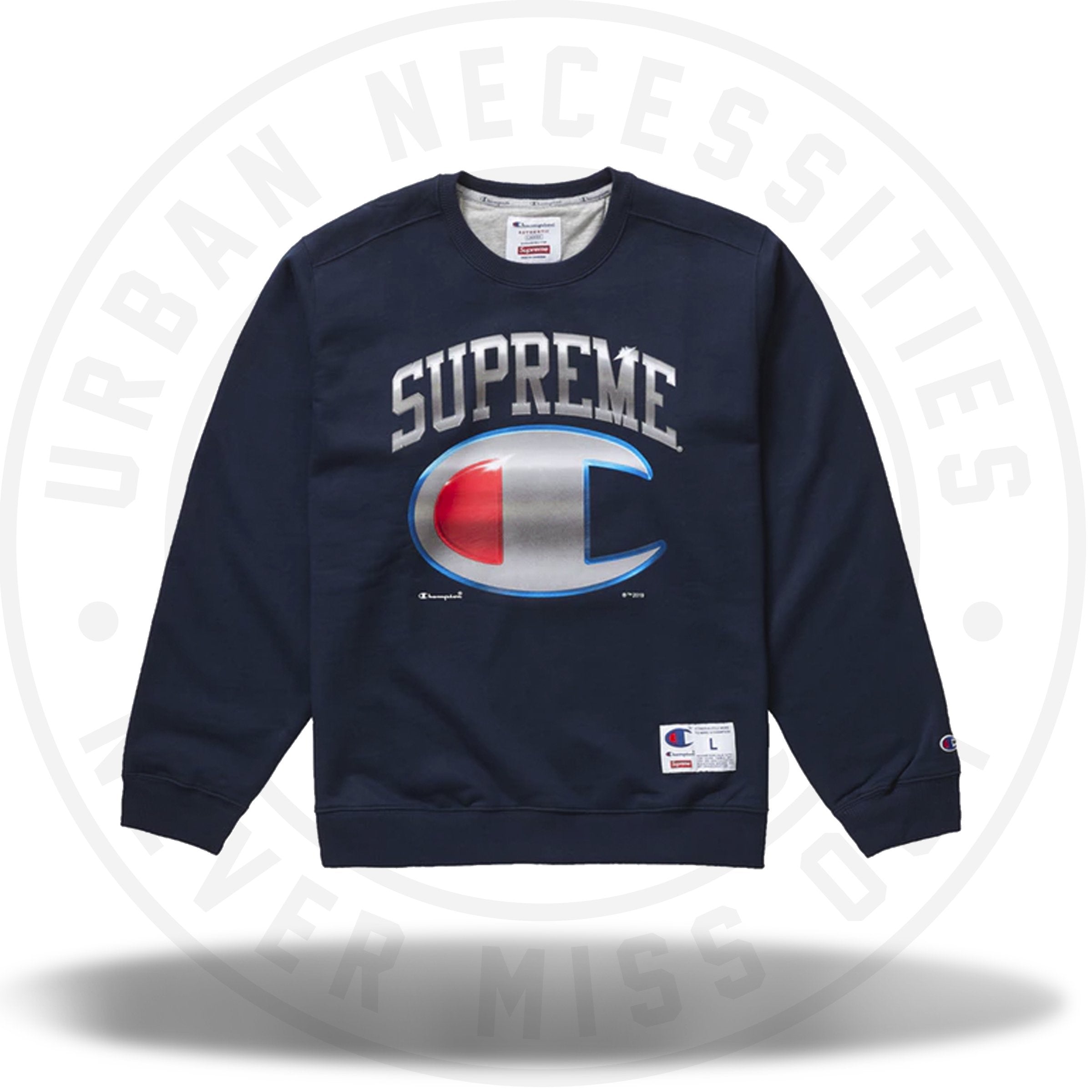 supreme champion chrome crewneck