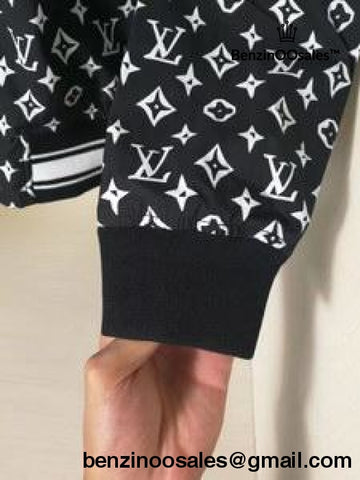 black and white supreme louis vuitton hoodie