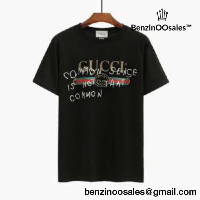 gucci common sense t shirt black