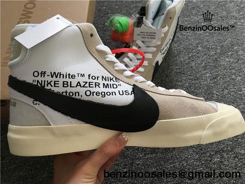 fake off white blazer mid