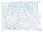 001M14 Hungry Grove Pond Canadian topographic map, 1:50,000 scale from Newfoundland Map Store