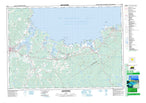 011F12 Antigonish Canadian topographic map, 1:50,000 scale from Nova Scotia Map Store