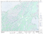 012P08 Eddies Cove Canadian topographic map, 1:50,000 scale from Newfoundland Map Store