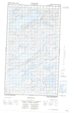 013J12E No Title Canadian topographic map, 1:50,000 scale from Newfoundland Map Store