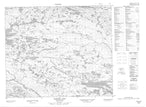 013K04 Dorothy Lake Canadian topographic map, 1:50,000 scale from Newfoundland Map Store