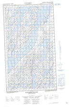 013N01E Kanairiktok Bay Canadian topographic map, 1:50,000 scale from Newfoundland Map Store