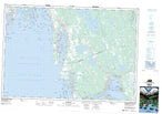 020P12 Pubnico Canadian topographic map, 1:50,000 scale from Nova Scotia Map Store