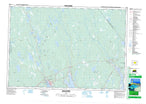 020P14 Shelburne Canadian topographic map, 1:50,000 scale from Nova Scotia Map Store