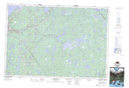 021A05 Weymouth Canadian topographic map, 1:50,000 scale from Nova Scotia Map Store