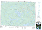 021A06 Kejimkujik Lake Canadian topographic map, 1:50,000 scale from Nova Scotia Map Store