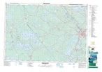 021A07 Bridgewater Canadian topographic map, 1:50,000 scale from Nova Scotia Map Store