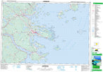 021A08 Lunenburg Canadian topographic map, 1:50,000 scale from Nova Scotia Map Store
