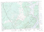 021G09 Hampstead Canadian topographic map, 1:50,000 scale from New Brunswick Map Store