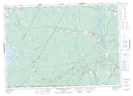 021G10 Fredericton Junction Canadian topographic map, 1:50,000 scale from New Brunswick Map Store