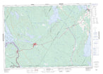 021G11 Mcadam Canadian topographic map, 1:50,000 scale from New Brunswick Map Store