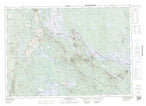 021G12 Forest City Canadian topographic map, 1:50,000 scale from New Brunswick Map Store