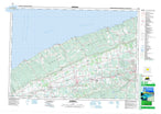 021H02 Berwick Canadian topographic map, 1:50,000 scale from Nova Scotia Map Store