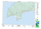 021H07 Cape Chignecto Canadian topographic map, 1:50,000 scale from Nova Scotia Map Store