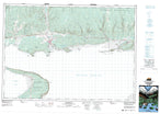 021H08 Parrsboro Canadian topographic map, 1:50,000 scale from Nova Scotia Map Store