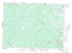 021I14 Kouchibouguac Canadian topographic map, 1:50,000 scale from New Brunswick Map Store